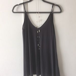 ‘Silence and Noise’ Gray Tank